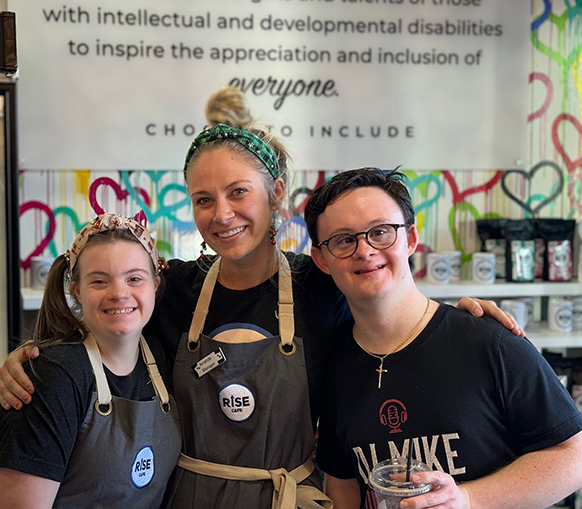 Kelley and Joey have Down syndrome and both have secure jobs, thanks to our Inclusion Revolution Integrated Jobs program.